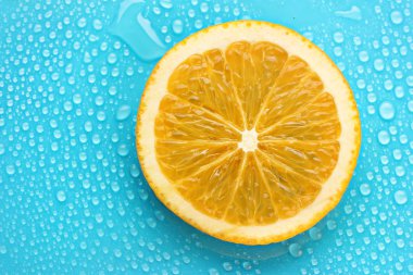 damla mavi zemin üzerine kireç dilim