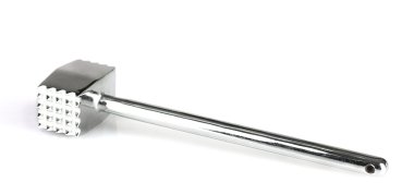 Beyaz yakın çekim izole metal et çekiç
