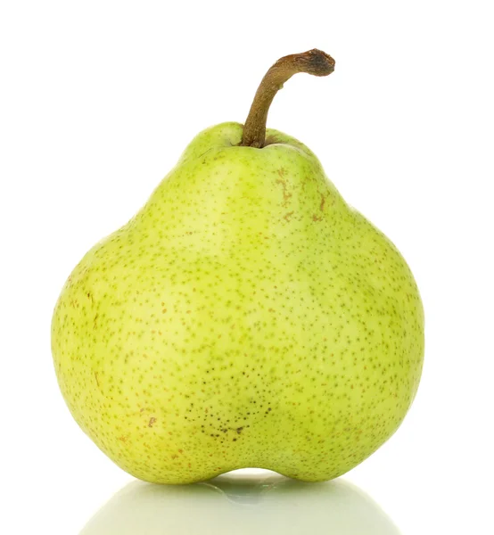 Ripe pear isolated on white — Stock Photo, Image