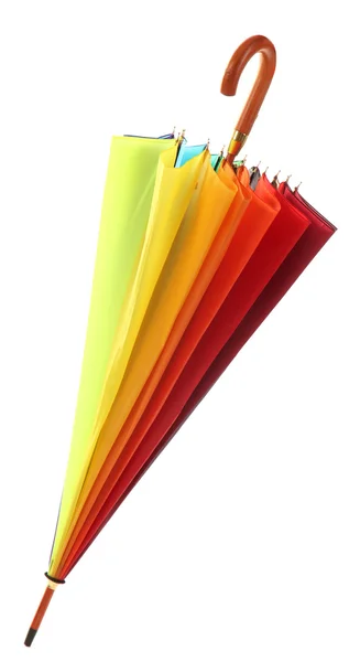 Paraguas colorido, aislado en blanco —  Fotos de Stock