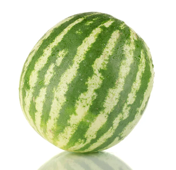 Ripe watermelon isolated on white — Stock Photo, Image