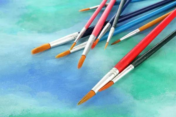 Arka plan boya parlak soyut guaş fırçalar — Stok fotoğraf