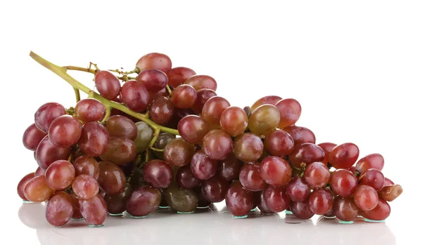 Deliciosas uvas maduras aisladas en blanco — Foto de Stock