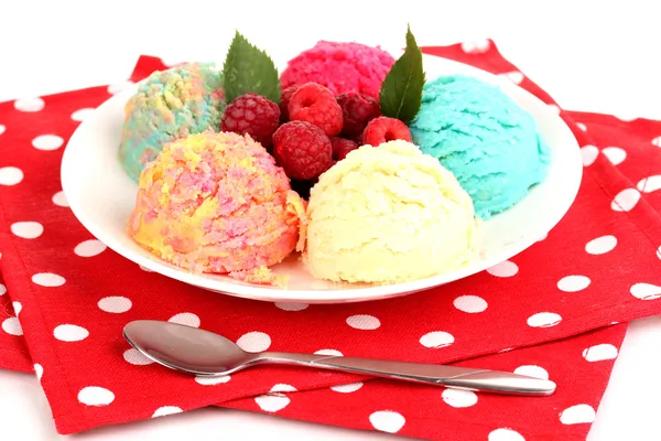 Delicioso sorvete close-up — Fotografia de Stock