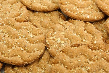 lezzetli crispbread, close up