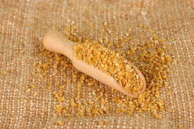 tahta kaşık çuval arka plan yakın tarih içinde arnautka