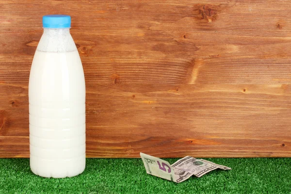 Concept of delivery milk — Stock Photo, Image