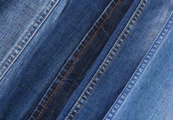 Many jeans closeup — Stock Photo, Image