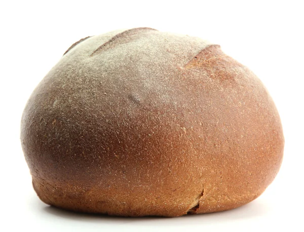 Sabroso pan de centeno, aislado en blanco — Foto de Stock