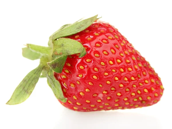 Sweet ripe strawberry isolated on white — Stock Photo, Image