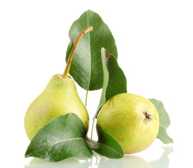 beyaz izole sulu flavorful armut