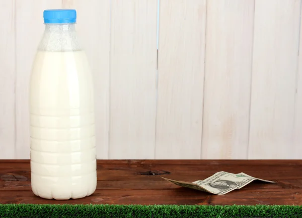 Concept of delivery milk — Stock Photo, Image