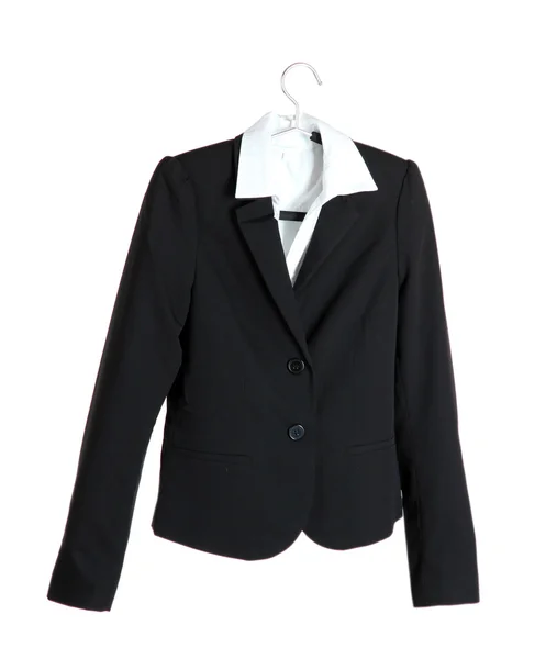 Women's black classic jacket — Stock Photo, Image