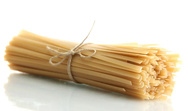 Bunch of spaghetti, isolated on white — Stok fotoğraf