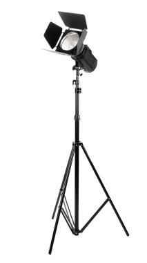 Stüdyo aydınlatma beyaz izole