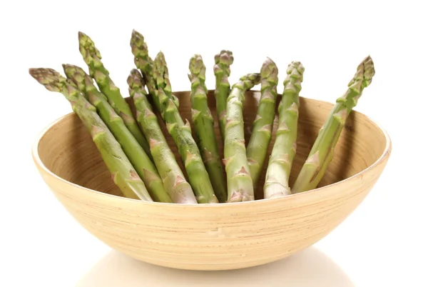 Fresh asparagus isolated on white — Stock Photo, Image