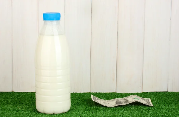 Concept of delivery milk — Stock Photo, Image