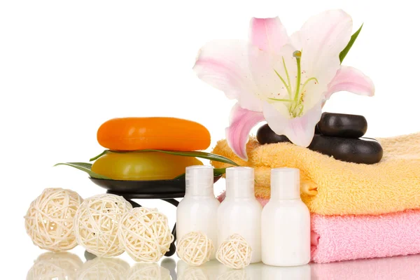 beyaz izole güzel spa ayarı