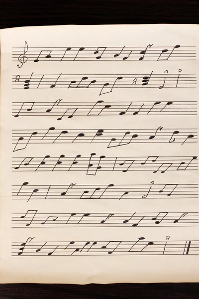 müzik notaları yakın çekim