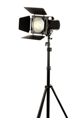 Stüdyo aydınlatma beyaz izole