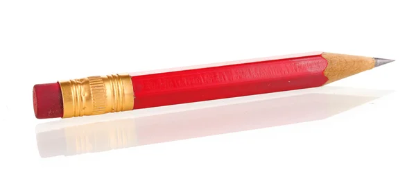 Creion de plumb izolat pe alb — Fotografie, imagine de stoc