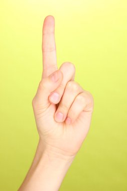 yeşil arka plan üzerinde kayıt yapma hakkını