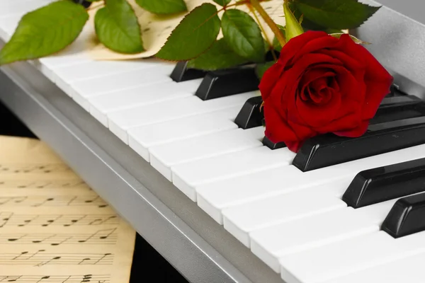 Background of piano keyboard — Stock Photo, Image