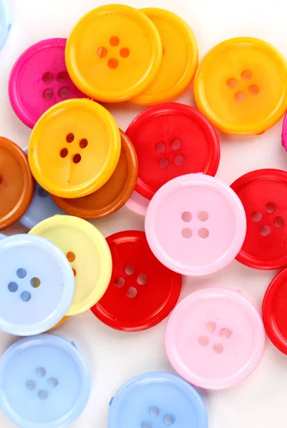 Botones de costura coloridos primer plano —  Fotos de Stock