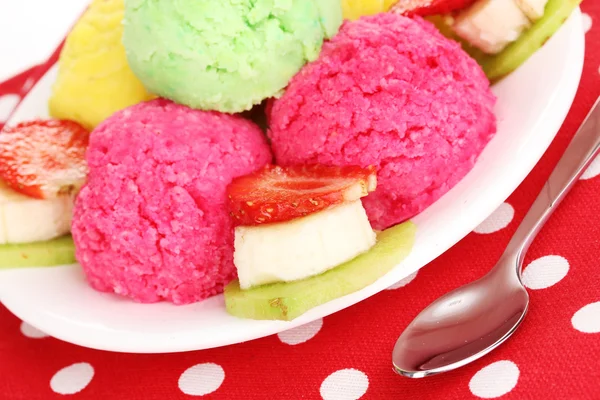 Delicious ice cream close-up — Stock Photo, Image