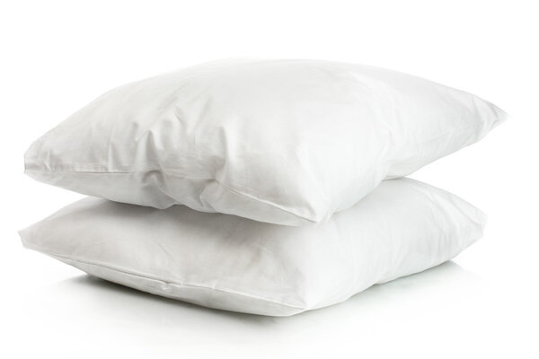 pillows isolated on white