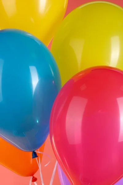 Kolorowe balony z bliska — Zdjęcie stockowe