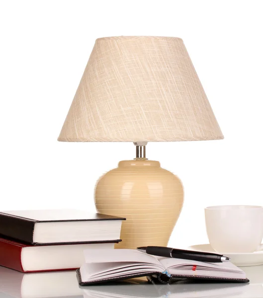 Table lamp isolated on white — Stock Photo, Image