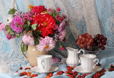 Yumuşak sonbahar durgun hayat