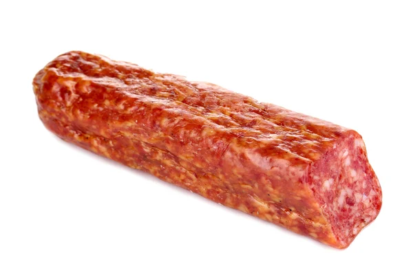 Tasty sausage isolated on white — Stock Photo, Image