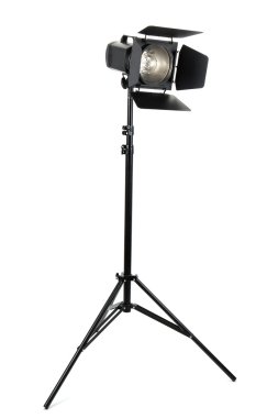 Stüdyo aydınlatma beyaz izole