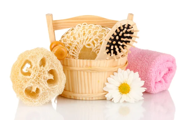 Loofah aislado en blanco —  Fotos de Stock