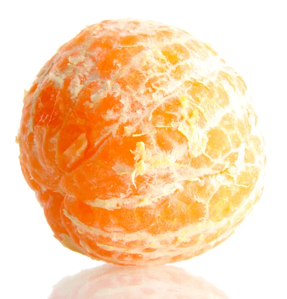 Mandarina doce isolada sobre branco — Fotografia de Stock