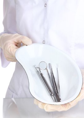 diş hekimleri el araçlarında ile sterilizasyon tepsi