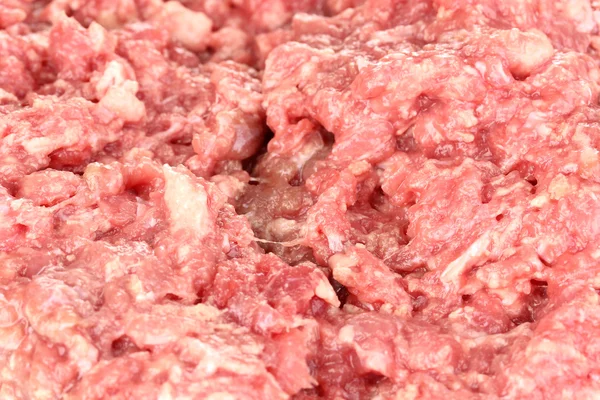 Raw ground meat as background — Stock Photo, Image