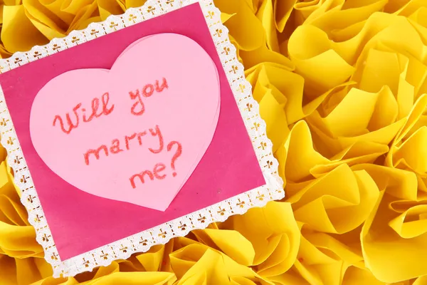 Wonderful Valentine with words:You — Stock Photo, Image