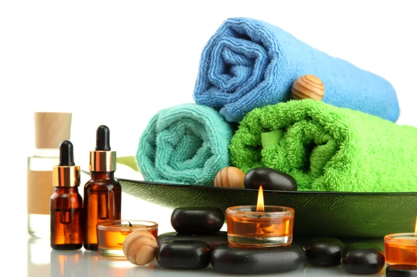 Beauty-Spa-Set, isoliert auf weiß — Stockfoto