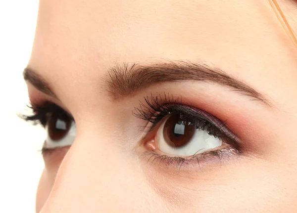Female eyes with beautiful make-up Stock Image