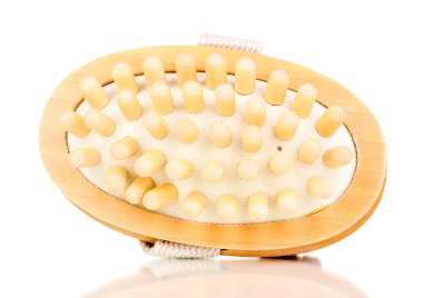 ahşap banyo WISP üzerinde beyaz izole