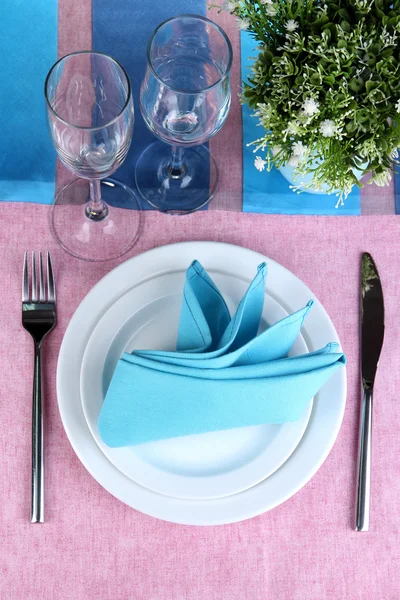 Table setting festive table — Stock Photo, Image