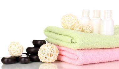 beyaz izole güzel spa ayarı