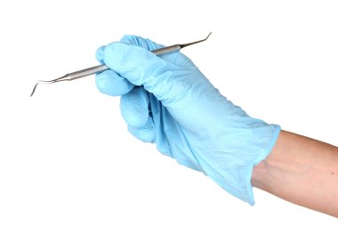 bir doktor beyaz izole el