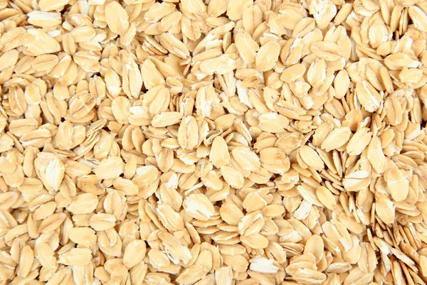 Oat flakes texture of close up — Stock Photo, Image