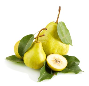 beyaz izole sulu flavorful armut