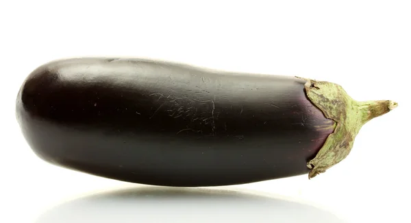 Färska aubergine isolerad på vit — Stockfoto