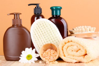 bir vücut şeftali arka planda ayarlamak için